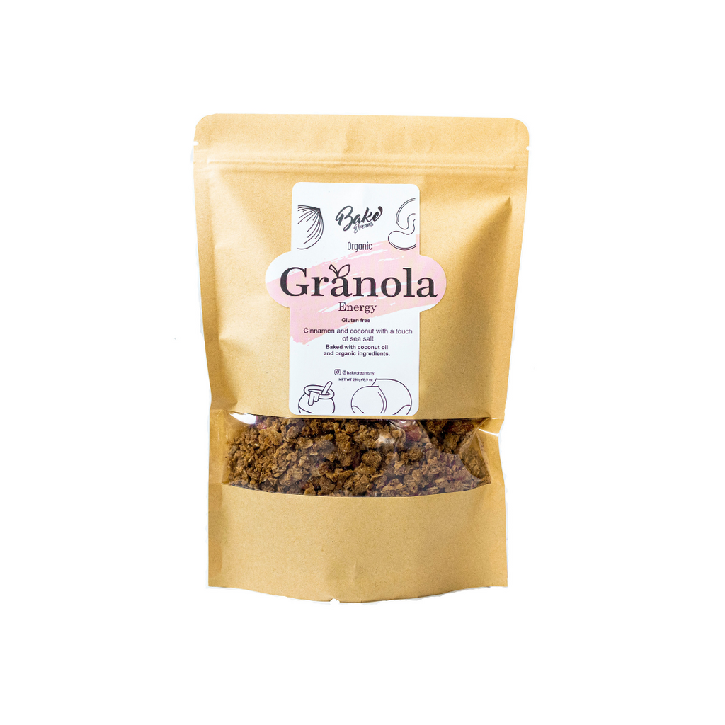 Bake-Dreams | Energy organic granola | Cinnamon & Coconut